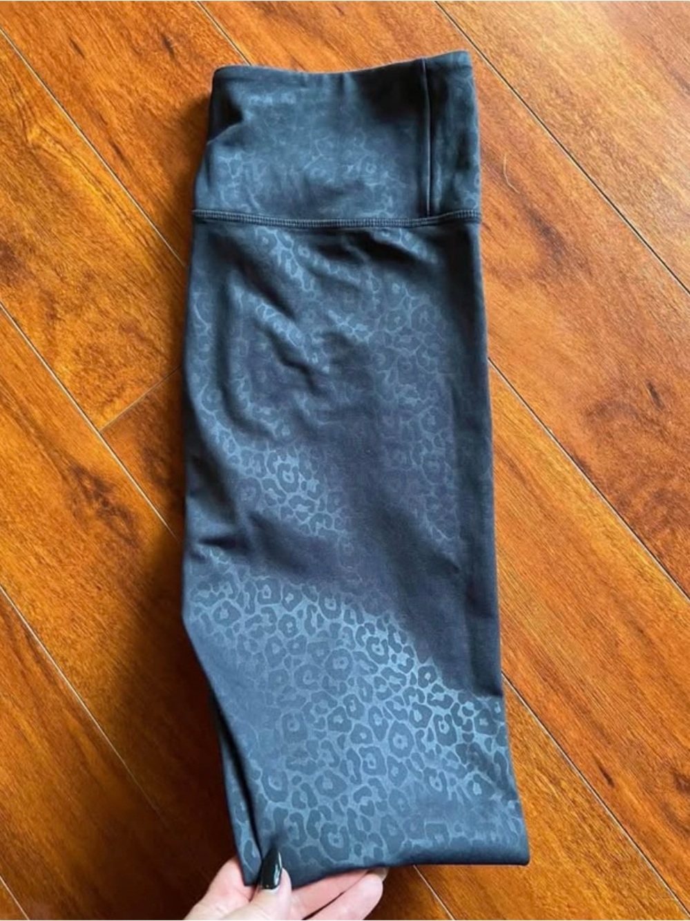 ZYIA Black Leopard Leggings